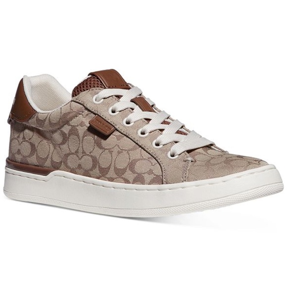 COACH Lowline Signature Low Top Sneakers - Picture 1 of 6